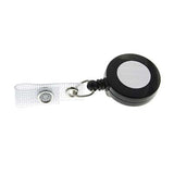 Badge Reel with attached Clip and Silver Disc Center (per Pack of 5 | $0.60 ea.)