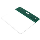 Clear Large Plastic 'Book & Badge' Visitor Pass Wallet (per Pack of 10 | $0.57 ea.)