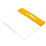 Clear Large Plastic 'Book & Badge' Visitor Pass Wallet (per Pack of 10 | $0.57 ea.)