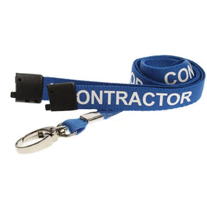 Contractor Pre-Printed Lanyard (per Pack of 5 | $0.85 ea.)