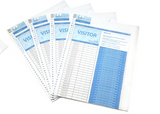 Health Questionnaire Visitor Pass Book & Badge Kits. (Starter Kit $30 | Refill Kit $20)