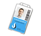 Rigid ID Badge Holder with Open Front: Portrait Orientation (per Pack of 5 | $0.20 ea.)