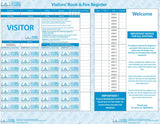 Health Questionnaire Visitor Pass Book & Badge Kits. (Starter Kit $30 | Refill Kit $20)