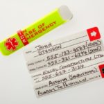 Hard Hat ICE ID Tag by Vital ID (per Pack of 100 | $4.69 ea.)