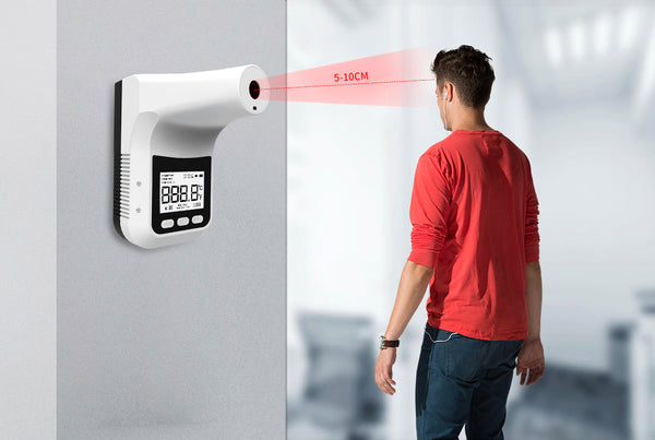 WALL MOUNTED HANDS FREE INFRARED THERMOMETER –