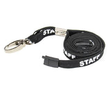 Staff Pre-Printed Lanyard (per Pack of 5 | $0.85 ea.)