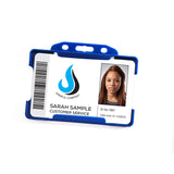 Rigid ID Badge Holder with Open Front: Landscape Orientation (per Pack of 5 | $0.20 ea.)