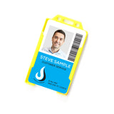 Rigid ID Badge Holder with Open Front: Portrait Orientation (per Pack of 5 | $0.20 ea.)