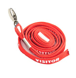 Visitor Pre-Printed Lanyard (per Pack of 5 | $0.85 ea.)